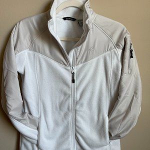 White Fleece Jacket | Snozu | Sz M | Like New | Keep Warm w/layers